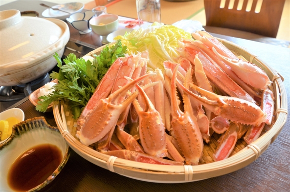 『お腹いっ〜ぱい♪蟹を食べた〜(笑)』　■香住蟹との食べ比べ■（2匹）茹・焼き・鍋+選択ケーキ付 　